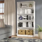 Modern Solid Wood Bookshelf - Image 2