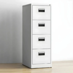 Four Drawer Lockable File cabinet - Image 5