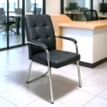 Leather Guest Office Chair - Image 9