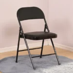 Foldable Metallic Office Chair