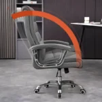 Ergonomic Leather Desk Chair - Image 2
