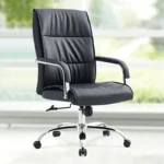 Swivel Leather Office Chair - Image 2