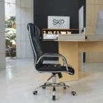 Swivel Leather Office Chair - Image 6