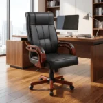 Leather Executive Office Chair - Image 2