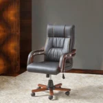 Leather Executive Office Chair - Image 5