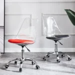 Acrylic Swivel Office Chair - Image 3
