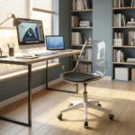 Acrylic Swivel Office Chair - Image 2