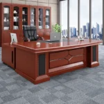 1800mm Mahogany Office Desk - Image 7