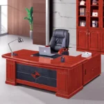1800mm Mahogany Office Desk - Image 10