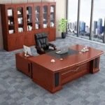 1800mm Mahogany Office Desk