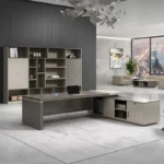 Spacious L-shaped Executive Desk - Image 2