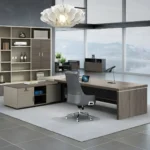 Spacious L-shaped Executive Desk - Image 5