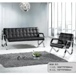 Durable Fabric Reception Sofa - Image 8