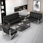 Durable Fabric Reception Sofa - Image 3