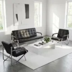 Executive Fabric Office Sofa - Image 2