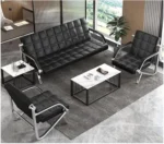 Executive Fabric Office Sofa - Image 4