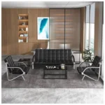 Executive Fabric Office Sofa - Image 9