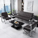 Durable Fabric Reception Sofa - Image 2