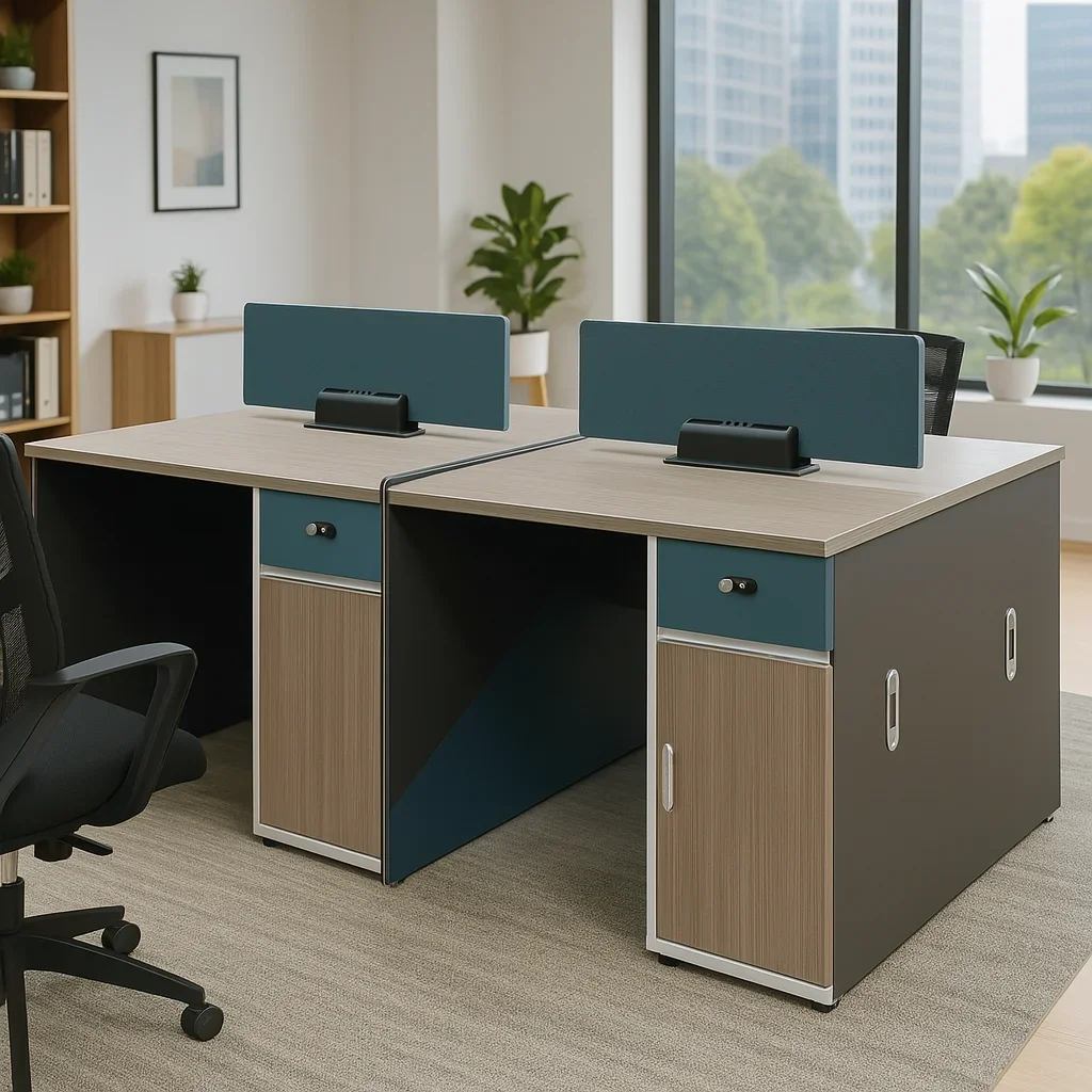 Office-Workstation-217.webp Four-Way Office Workstation - Image 1