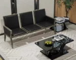 Three Link Heavyduty Reception Bench - Image 9