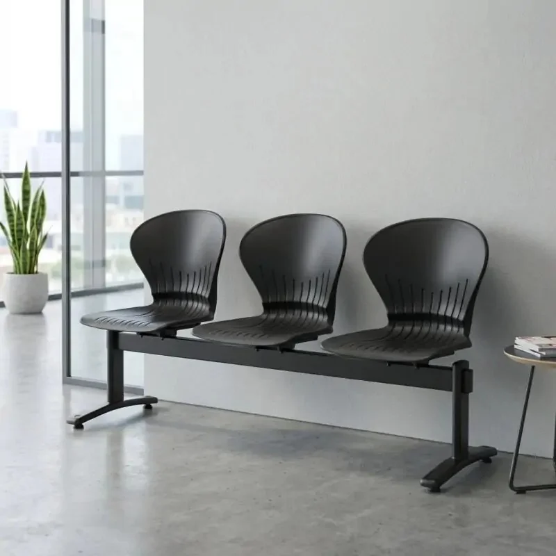 Reception-Bench-66.webp Three‑Link Plastic Reception Bench - Image 1