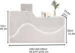 Modern Reception Front Desk - Image 11