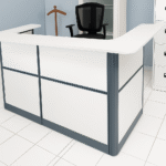 180cm Front Reception Office Desk - Image 3