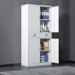 Lockable Steel Office Cabinet - Image 2