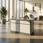 180cm Front Reception Office Desk - Image 4
