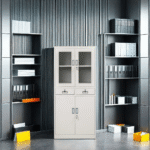 2-Door Office Cabinet with Drawers - Image 6