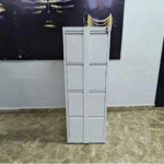 4-Drawer Office Cabinet with Bar - Image 10
