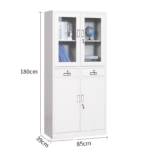 2-Door Office Cabinet with Drawers - Image 2
