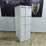4-Drawer Office Cabinet with Bar