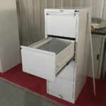 4-Drawer Office Cabinet with Bar - Image 5