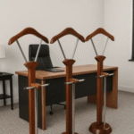 Executive Mahogany Coat Hanger - Image 3