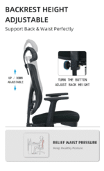 Ergonomic High-Back Swivel Chair - Image 3