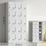 15-Locker Steel Storage Cabinet - Image 3