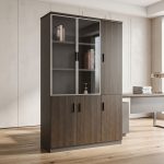 Nairobi Office Mart Wooden Office Cabinet Prices In Kenya 3-Door Wooden Office Cabinet – Stylish, Spacious & Functional Storage Keep your workspace neat and organized with the 3-Door Wooden Office Cabinet. Designed for modern offices, it combines practical storage with a professional appearance. Its wooden finish adds warmth and elegance to your office interior. Therefore, it is an excellent choice for corporate offices, home offices, and business environments. The 3-door office cabinet provides convenient storage for documents, files, stationery, and other office essentials. Its multiple doors help keep your belongings neatly arranged and out of sight. As a result, you can maintain a clean and clutter-free workspace. It is ideal for professionals who need accessible storage for everyday office supplies. Built for practical office organization, this wooden storage cabinet helps maximize available space. You can use it to store files, folders, books, and important paperwork. Furthermore, its versatile design makes it suitable for executive offices, administrative departments, reception areas, and meeting rooms. It also pairs well with executive desks and other wooden office furniture. The wooden office storage cabinet offers a professional look that complements different office layouts. Its three-door design provides a convenient way to organize items according to your needs. Additionally, the cabinet helps keep essential documents in one central location. This makes daily office activities easier and more efficient. Whether you are furnishing a new office or upgrading your existing workspace, the 3-Door Wooden Office Cabinet is a practical addition. Its combination of storage capacity, functionality, and timeless styling makes it suitable for various professional settings. Choose this cabinet to create a more organized and attractive working environment. Key Features Three-Door Design: Provides convenient access to stored office essentials. Spacious Storage: Ideal for files, folders, documents, stationery, and books. Wooden Finish: Adds a classic and professional touch to your office. Organized Workspace: Helps reduce clutter and keeps supplies neatly stored. Versatile Application: Suitable for corporate offices, home offices, and administrative spaces. Professional Appearance: Complements executive desks and other office furniture. Practical Functionality: Keeps everyday office essentials accessible and organized. Improve Your Office Organization Today Choose the 3-Door Wooden Office Cabinet for a practical and stylish storage solution. It helps maintain a tidy workspace while enhancing your office interior. Moreover, its versatile design makes it suitable for businesses of different sizes. Add this wooden office cabinet to your furniture collection and enjoy a more organized, professional working environment.