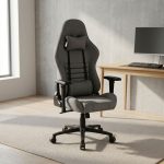 Gray Fabric Gaming Chair – Comfort, Style & Performance Upgrade your gaming setup with the Gray Fabric Gaming Chair, designed to bring comfort, style, and functionality to your workspace. Its modern gray finish creates a sleek appearance that complements gaming rooms, home offices, and study areas. Whether you enjoy gaming, work remotely, or study for long hours, this gaming chair offers a practical seating solution for everyday use. The gray gaming chair features a fabric finish that adds a soft, contemporary touch to your gaming environment. Unlike a glossy finish, fabric upholstery offers a more understated look that blends easily with modern interiors. Additionally, its neutral gray color pairs well with different desk styles, gaming accessories, and room décor. This makes it an excellent choice for gamers who value both aesthetics and functionality. Designed for everyday gaming and computer use, the fabric gaming chair provides a dedicated seating option for extended desk sessions. Its supportive design helps you maintain a comfortable sitting position while playing games, completing assignments, or handling office tasks. Furthermore, the fabric exterior gives your setup a stylish, professional appearance without compromising its gaming-inspired character. This versatile gaming chair is suitable for casual gamers, students, streamers, and remote workers. You can use it in a personal gaming station, bedroom, study room, or home office. Moreover, its modern styling makes it easy to incorporate into different workspace designs. Pair it with a gaming desk, monitor stand, and ergonomic accessories to create a more functional setup. Whether you are building a new gaming station or upgrading your existing chair, the Gray Fabric Gaming Chair offers an attractive combination of modern design and everyday practicality. It is a smart addition to any space dedicated to gaming, productivity, and entertainment. Key Features Modern Gray Finish: Complements gaming setups, home offices, and contemporary interiors. Fabric Upholstery: Provides a soft, textured finish with a stylish appearance. Gaming-Inspired Design: Adds a distinctive look to your gaming station. Everyday Seating Comfort: Suitable for gaming, studying, and computer-based activities. Versatile Use: Ideal for bedrooms, gaming rooms, study areas, and home offices. Contemporary Style: Pairs easily with modern desks and gaming accessories. Multi-Purpose Functionality: Suitable for gamers, students, streamers, and remote workers. Enhance Your Gaming Setup Today Choose the Gray Fabric Gaming Chair to give your gaming station a modern and coordinated look. Its fabric finish and versatile color make it a stylish addition to any workspace. Whether you are gaming, studying, or working from home, this chair helps create a dedicated and attractive seating area.