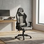 Gray Fabric Gaming Chair – Comfort, Style & Performance Upgrade your gaming setup with the Gray Fabric Gaming Chair, designed to bring comfort, style, and functionality to your workspace. Its modern gray finish creates a sleek appearance that complements gaming rooms, home offices, and study areas. Whether you enjoy gaming, work remotely, or study for long hours, this gaming chair offers a practical seating solution for everyday use. The gray gaming chair features a fabric finish that adds a soft, contemporary touch to your gaming environment. Unlike a glossy finish, fabric upholstery offers a more understated look that blends easily with modern interiors. Additionally, its neutral gray color pairs well with different desk styles, gaming accessories, and room décor. This makes it an excellent choice for gamers who value both aesthetics and functionality. Designed for everyday gaming and computer use, the fabric gaming chair provides a dedicated seating option for extended desk sessions. Its supportive design helps you maintain a comfortable sitting position while playing games, completing assignments, or handling office tasks. Furthermore, the fabric exterior gives your setup a stylish, professional appearance without compromising its gaming-inspired character. This versatile gaming chair is suitable for casual gamers, students, streamers, and remote workers. You can use it in a personal gaming station, bedroom, study room, or home office. Moreover, its modern styling makes it easy to incorporate into different workspace designs. Pair it with a gaming desk, monitor stand, and ergonomic accessories to create a more functional setup. Whether you are building a new gaming station or upgrading your existing chair, the Gray Fabric Gaming Chair offers an attractive combination of modern design and everyday practicality. It is a smart addition to any space dedicated to gaming, productivity, and entertainment. Key Features Modern Gray Finish: Complements gaming setups, home offices, and contemporary interiors. Fabric Upholstery: Provides a soft, textured finish with a stylish appearance. Gaming-Inspired Design: Adds a distinctive look to your gaming station. Everyday Seating Comfort: Suitable for gaming, studying, and computer-based activities. Versatile Use: Ideal for bedrooms, gaming rooms, study areas, and home offices. Contemporary Style: Pairs easily with modern desks and gaming accessories. Multi-Purpose Functionality: Suitable for gamers, students, streamers, and remote workers. Enhance Your Gaming Setup Today Choose the Gray Fabric Gaming Chair to give your gaming station a modern and coordinated look. Its fabric finish and versatile color make it a stylish addition to any workspace. Whether you are gaming, studying, or working from home, this chair helps create a dedicated and attractive seating area.