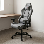 Gray Fabric Gaming Chair – Comfort, Style & Performance Upgrade your gaming setup with the Gray Fabric Gaming Chair, designed to bring comfort, style, and functionality to your workspace. Its modern gray finish creates a sleek appearance that complements gaming rooms, home offices, and study areas. Whether you enjoy gaming, work remotely, or study for long hours, this gaming chair offers a practical seating solution for everyday use. The gray gaming chair features a fabric finish that adds a soft, contemporary touch to your gaming environment. Unlike a glossy finish, fabric upholstery offers a more understated look that blends easily with modern interiors. Additionally, its neutral gray color pairs well with different desk styles, gaming accessories, and room décor. This makes it an excellent choice for gamers who value both aesthetics and functionality. Designed for everyday gaming and computer use, the fabric gaming chair provides a dedicated seating option for extended desk sessions. Its supportive design helps you maintain a comfortable sitting position while playing games, completing assignments, or handling office tasks. Furthermore, the fabric exterior gives your setup a stylish, professional appearance without compromising its gaming-inspired character. This versatile gaming chair is suitable for casual gamers, students, streamers, and remote workers. You can use it in a personal gaming station, bedroom, study room, or home office. Moreover, its modern styling makes it easy to incorporate into different workspace designs. Pair it with a gaming desk, monitor stand, and ergonomic accessories to create a more functional setup. Whether you are building a new gaming station or upgrading your existing chair, the Gray Fabric Gaming Chair offers an attractive combination of modern design and everyday practicality. It is a smart addition to any space dedicated to gaming, productivity, and entertainment. Key Features Modern Gray Finish: Complements gaming setups, home offices, and contemporary interiors. Fabric Upholstery: Provides a soft, textured finish with a stylish appearance. Gaming-Inspired Design: Adds a distinctive look to your gaming station. Everyday Seating Comfort: Suitable for gaming, studying, and computer-based activities. Versatile Use: Ideal for bedrooms, gaming rooms, study areas, and home offices. Contemporary Style: Pairs easily with modern desks and gaming accessories. Multi-Purpose Functionality: Suitable for gamers, students, streamers, and remote workers. Enhance Your Gaming Setup Today Choose the Gray Fabric Gaming Chair to give your gaming station a modern and coordinated look. Its fabric finish and versatile color make it a stylish addition to any workspace. Whether you are gaming, studying, or working from home, this chair helps create a dedicated and attractive seating area.
