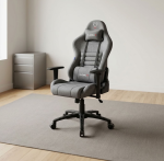 Gray Fabric Gaming Chair – Comfort, Style & Performance Upgrade your gaming setup with the Gray Fabric Gaming Chair, designed to bring comfort, style, and functionality to your workspace. Its modern gray finish creates a sleek appearance that complements gaming rooms, home offices, and study areas. Whether you enjoy gaming, work remotely, or study for long hours, this gaming chair offers a practical seating solution for everyday use. The gray gaming chair features a fabric finish that adds a soft, contemporary touch to your gaming environment. Unlike a glossy finish, fabric upholstery offers a more understated look that blends easily with modern interiors. Additionally, its neutral gray color pairs well with different desk styles, gaming accessories, and room décor. This makes it an excellent choice for gamers who value both aesthetics and functionality. Designed for everyday gaming and computer use, the fabric gaming chair provides a dedicated seating option for extended desk sessions. Its supportive design helps you maintain a comfortable sitting position while playing games, completing assignments, or handling office tasks. Furthermore, the fabric exterior gives your setup a stylish, professional appearance without compromising its gaming-inspired character. This versatile gaming chair is suitable for casual gamers, students, streamers, and remote workers. You can use it in a personal gaming station, bedroom, study room, or home office. Moreover, its modern styling makes it easy to incorporate into different workspace designs. Pair it with a gaming desk, monitor stand, and ergonomic accessories to create a more functional setup. Whether you are building a new gaming station or upgrading your existing chair, the Gray Fabric Gaming Chair offers an attractive combination of modern design and everyday practicality. It is a smart addition to any space dedicated to gaming, productivity, and entertainment. Key Features Modern Gray Finish: Complements gaming setups, home offices, and contemporary interiors. Fabric Upholstery: Provides a soft, textured finish with a stylish appearance. Gaming-Inspired Design: Adds a distinctive look to your gaming station. Everyday Seating Comfort: Suitable for gaming, studying, and computer-based activities. Versatile Use: Ideal for bedrooms, gaming rooms, study areas, and home offices. Contemporary Style: Pairs easily with modern desks and gaming accessories. Multi-Purpose Functionality: Suitable for gamers, students, streamers, and remote workers. Enhance Your Gaming Setup Today Choose the Gray Fabric Gaming Chair to give your gaming station a modern and coordinated look. Its fabric finish and versatile color make it a stylish addition to any workspace. Whether you are gaming, studying, or working from home, this chair helps create a dedicated and attractive seating area.