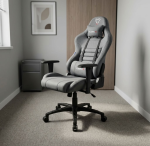 Gray Fabric Gaming Chair – Comfort, Style & Performance Upgrade your gaming setup with the Gray Fabric Gaming Chair, designed to bring comfort, style, and functionality to your workspace. Its modern gray finish creates a sleek appearance that complements gaming rooms, home offices, and study areas. Whether you enjoy gaming, work remotely, or study for long hours, this gaming chair offers a practical seating solution for everyday use. The gray gaming chair features a fabric finish that adds a soft, contemporary touch to your gaming environment. Unlike a glossy finish, fabric upholstery offers a more understated look that blends easily with modern interiors. Additionally, its neutral gray color pairs well with different desk styles, gaming accessories, and room décor. This makes it an excellent choice for gamers who value both aesthetics and functionality. Designed for everyday gaming and computer use, the fabric gaming chair provides a dedicated seating option for extended desk sessions. Its supportive design helps you maintain a comfortable sitting position while playing games, completing assignments, or handling office tasks. Furthermore, the fabric exterior gives your setup a stylish, professional appearance without compromising its gaming-inspired character. This versatile gaming chair is suitable for casual gamers, students, streamers, and remote workers. You can use it in a personal gaming station, bedroom, study room, or home office. Moreover, its modern styling makes it easy to incorporate into different workspace designs. Pair it with a gaming desk, monitor stand, and ergonomic accessories to create a more functional setup. Whether you are building a new gaming station or upgrading your existing chair, the Gray Fabric Gaming Chair offers an attractive combination of modern design and everyday practicality. It is a smart addition to any space dedicated to gaming, productivity, and entertainment. Key Features Modern Gray Finish: Complements gaming setups, home offices, and contemporary interiors. Fabric Upholstery: Provides a soft, textured finish with a stylish appearance. Gaming-Inspired Design: Adds a distinctive look to your gaming station. Everyday Seating Comfort: Suitable for gaming, studying, and computer-based activities. Versatile Use: Ideal for bedrooms, gaming rooms, study areas, and home offices. Contemporary Style: Pairs easily with modern desks and gaming accessories. Multi-Purpose Functionality: Suitable for gamers, students, streamers, and remote workers. Enhance Your Gaming Setup Today Choose the Gray Fabric Gaming Chair to give your gaming station a modern and coordinated look. Its fabric finish and versatile color make it a stylish addition to any workspace. Whether you are gaming, studying, or working from home, this chair helps create a dedicated and attractive seating area.