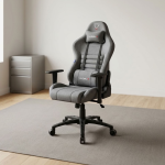 Gray Fabric Gaming Chair – Comfort, Style & Performance Upgrade your gaming setup with the Gray Fabric Gaming Chair, designed to bring comfort, style, and functionality to your workspace. Its modern gray finish creates a sleek appearance that complements gaming rooms, home offices, and study areas. Whether you enjoy gaming, work remotely, or study for long hours, this gaming chair offers a practical seating solution for everyday use. The gray gaming chair features a fabric finish that adds a soft, contemporary touch to your gaming environment. Unlike a glossy finish, fabric upholstery offers a more understated look that blends easily with modern interiors. Additionally, its neutral gray color pairs well with different desk styles, gaming accessories, and room décor. This makes it an excellent choice for gamers who value both aesthetics and functionality. Designed for everyday gaming and computer use, the fabric gaming chair provides a dedicated seating option for extended desk sessions. Its supportive design helps you maintain a comfortable sitting position while playing games, completing assignments, or handling office tasks. Furthermore, the fabric exterior gives your setup a stylish, professional appearance without compromising its gaming-inspired character. This versatile gaming chair is suitable for casual gamers, students, streamers, and remote workers. You can use it in a personal gaming station, bedroom, study room, or home office. Moreover, its modern styling makes it easy to incorporate into different workspace designs. Pair it with a gaming desk, monitor stand, and ergonomic accessories to create a more functional setup. Whether you are building a new gaming station or upgrading your existing chair, the Gray Fabric Gaming Chair offers an attractive combination of modern design and everyday practicality. It is a smart addition to any space dedicated to gaming, productivity, and entertainment. Key Features Modern Gray Finish: Complements gaming setups, home offices, and contemporary interiors. Fabric Upholstery: Provides a soft, textured finish with a stylish appearance. Gaming-Inspired Design: Adds a distinctive look to your gaming station. Everyday Seating Comfort: Suitable for gaming, studying, and computer-based activities. Versatile Use: Ideal for bedrooms, gaming rooms, study areas, and home offices. Contemporary Style: Pairs easily with modern desks and gaming accessories. Multi-Purpose Functionality: Suitable for gamers, students, streamers, and remote workers. Enhance Your Gaming Setup Today Choose the Gray Fabric Gaming Chair to give your gaming station a modern and coordinated look. Its fabric finish and versatile color make it a stylish addition to any workspace. Whether you are gaming, studying, or working from home, this chair helps create a dedicated and attractive seating area.