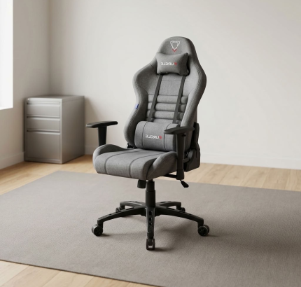Gray Fabric Gaming Chair – Comfort, Style & Performance Upgrade your gaming setup with the Gray Fabric Gaming Chair, designed to bring comfort, style, and functionality to your workspace. Its modern gray finish creates a sleek appearance that complements gaming rooms, home offices, and study areas. Whether you enjoy gaming, work remotely, or study for long hours, this gaming chair offers a practical seating solution for everyday use. The gray gaming chair features a fabric finish that adds a soft, contemporary touch to your gaming environment. Unlike a glossy finish, fabric upholstery offers a more understated look that blends easily with modern interiors. Additionally, its neutral gray color pairs well with different desk styles, gaming accessories, and room décor. This makes it an excellent choice for gamers who value both aesthetics and functionality. Designed for everyday gaming and computer use, the fabric gaming chair provides a dedicated seating option for extended desk sessions. Its supportive design helps you maintain a comfortable sitting position while playing games, completing assignments, or handling office tasks. Furthermore, the fabric exterior gives your setup a stylish, professional appearance without compromising its gaming-inspired character. This versatile gaming chair is suitable for casual gamers, students, streamers, and remote workers. You can use it in a personal gaming station, bedroom, study room, or home office. Moreover, its modern styling makes it easy to incorporate into different workspace designs. Pair it with a gaming desk, monitor stand, and ergonomic accessories to create a more functional setup. Whether you are building a new gaming station or upgrading your existing chair, the Gray Fabric Gaming Chair offers an attractive combination of modern design and everyday practicality. It is a smart addition to any space dedicated to gaming, productivity, and entertainment. Key Features Modern Gray Finish: Complements gaming setups, home offices, and contemporary interiors. Fabric Upholstery: Provides a soft, textured finish with a stylish appearance. Gaming-Inspired Design: Adds a distinctive look to your gaming station. Everyday Seating Comfort: Suitable for gaming, studying, and computer-based activities. Versatile Use: Ideal for bedrooms, gaming rooms, study areas, and home offices. Contemporary Style: Pairs easily with modern desks and gaming accessories. Multi-Purpose Functionality: Suitable for gamers, students, streamers, and remote workers. Enhance Your Gaming Setup Today Choose the Gray Fabric Gaming Chair to give your gaming station a modern and coordinated look. Its fabric finish and versatile color make it a stylish addition to any workspace. Whether you are gaming, studying, or working from home, this chair helps create a dedicated and attractive seating area.