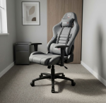 Gray Fabric Gaming Chair – Comfort, Style & Performance Upgrade your gaming setup with the Gray Fabric Gaming Chair, designed to bring comfort, style, and functionality to your workspace. Its modern gray finish creates a sleek appearance that complements gaming rooms, home offices, and study areas. Whether you enjoy gaming, work remotely, or study for long hours, this gaming chair offers a practical seating solution for everyday use. The gray gaming chair features a fabric finish that adds a soft, contemporary touch to your gaming environment. Unlike a glossy finish, fabric upholstery offers a more understated look that blends easily with modern interiors. Additionally, its neutral gray color pairs well with different desk styles, gaming accessories, and room décor. This makes it an excellent choice for gamers who value both aesthetics and functionality. Designed for everyday gaming and computer use, the fabric gaming chair provides a dedicated seating option for extended desk sessions. Its supportive design helps you maintain a comfortable sitting position while playing games, completing assignments, or handling office tasks. Furthermore, the fabric exterior gives your setup a stylish, professional appearance without compromising its gaming-inspired character. This versatile gaming chair is suitable for casual gamers, students, streamers, and remote workers. You can use it in a personal gaming station, bedroom, study room, or home office. Moreover, its modern styling makes it easy to incorporate into different workspace designs. Pair it with a gaming desk, monitor stand, and ergonomic accessories to create a more functional setup. Whether you are building a new gaming station or upgrading your existing chair, the Gray Fabric Gaming Chair offers an attractive combination of modern design and everyday practicality. It is a smart addition to any space dedicated to gaming, productivity, and entertainment. Key Features Modern Gray Finish: Complements gaming setups, home offices, and contemporary interiors. Fabric Upholstery: Provides a soft, textured finish with a stylish appearance. Gaming-Inspired Design: Adds a distinctive look to your gaming station. Everyday Seating Comfort: Suitable for gaming, studying, and computer-based activities. Versatile Use: Ideal for bedrooms, gaming rooms, study areas, and home offices. Contemporary Style: Pairs easily with modern desks and gaming accessories. Multi-Purpose Functionality: Suitable for gamers, students, streamers, and remote workers. Enhance Your Gaming Setup Today Choose the Gray Fabric Gaming Chair to give your gaming station a modern and coordinated look. Its fabric finish and versatile color make it a stylish addition to any workspace. Whether you are gaming, studying, or working from home, this chair helps create a dedicated and attractive seating area.